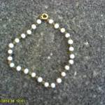 Vintage White Beads Pretty Anklet